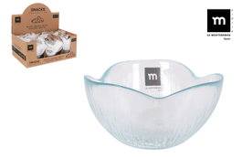 La Mediterranea Bol de Snacks Transparente Ø 12x 6 cm (Pack de 48) Unitarios