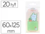 Imaginovo Bloc notas adhesivas Bunny verde 60x125 mm con soporte 20 hojas