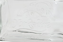 DKD Home Decor Dispensador Bebidas Transparente Cristal Metal 13.5 x 32.5 x 13 cm Capacidad 3.2L