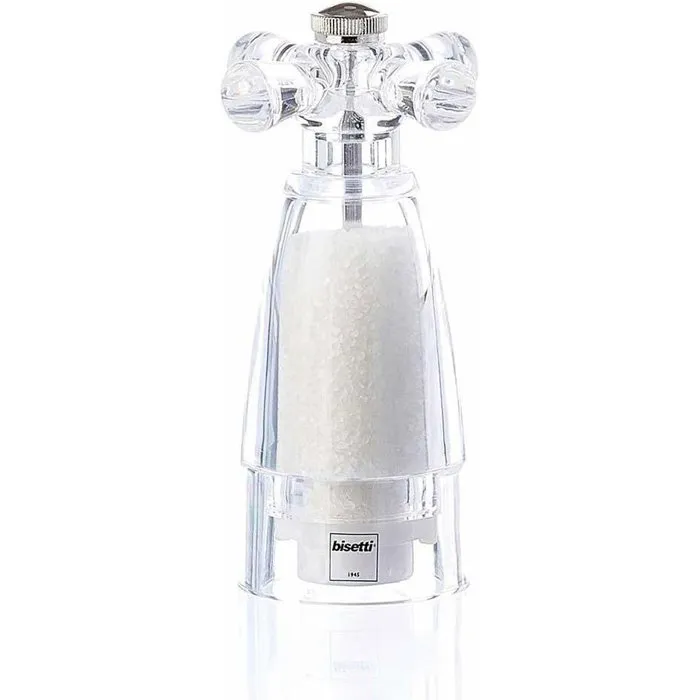 Bisetti SAVONA Molinillo de Sal 17,5 cm Acrílico
