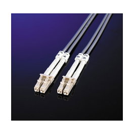 ROLINE Cable de fibra óptica OM3 LC/LC 50/125µm, 10m, Turquesa