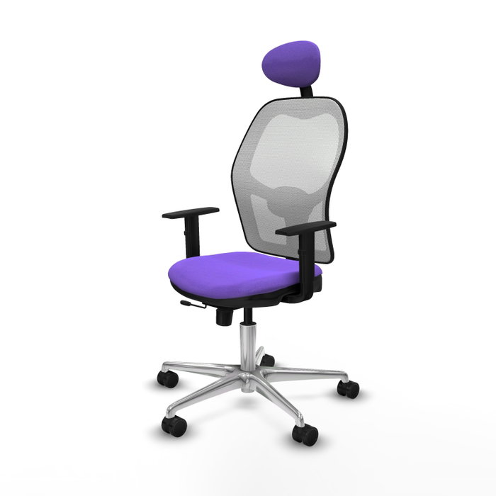 PIQUERAS Y CRESPO Silla de oficina Jorquera Lila y Blanca PIQUERAS Y CRESPO Silla de oficina Jorquera Lila y Blanca