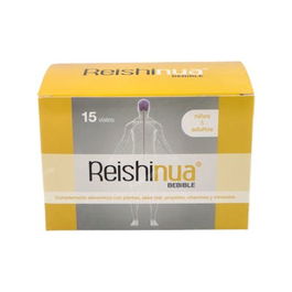 NUA Reishi Bebible 15 Viales, Extracto con Liquen de Islandia, Grosellero Negro, Propóleo, Vitaminas y Minerales, Apoyo Respiratorio
