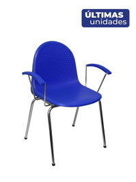 Piqueras Y Crespo Pack de 4 sillas Ves azul