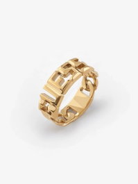 Guess JUMR03206JWYGBK64 Vegas Anillo Dorado