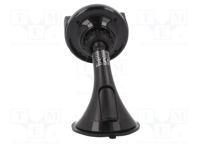 QOLTEC Soporte para Teléfono con Cargador de Inducción para Vidrio