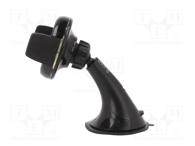 QOLTEC Soporte para Teléfono con Cargador de Inducción para Vidrio