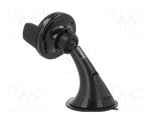QOLTEC Soporte para Teléfono con Cargador de Inducción para Vidrio