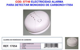 FINSTOCK Alarma de monóxido de carbono