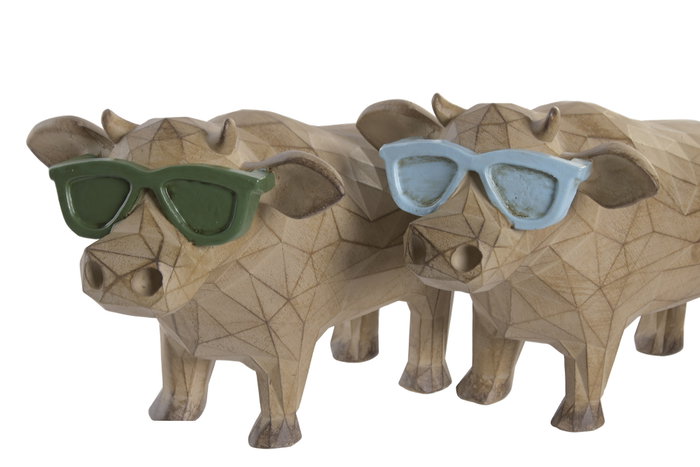 DKD Home Decor Figura de Vaca en Resina (Surtido de 2 Unidades) DKD Home Decor Figura de Vaca en Resina (Surtido de 2 Unidades)