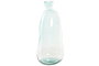 DKD Home Decor Jarrón Transparente Cristal Reciclado Orgánico 22 x 51 x 22 cm