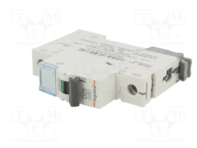 LEGRAND Interruptor magnetotérmico S300 TX 25A 1 Polo Caract D LEGRAND Interruptor magnetotérmico S300 TX 25A 1 Polo Caract D