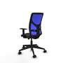 PIQUERAS Y CRESPO Silla de oficina Motilla Sincro/Traslack Azul/Negro