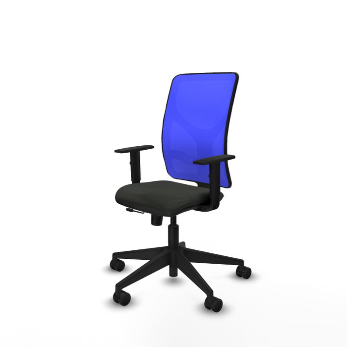 PIQUERAS Y CRESPO Silla de oficina Motilla Sincro/Traslack Azul/Negro