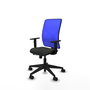PIQUERAS Y CRESPO Silla de oficina Motilla Sincro/Traslack Azul/Negro