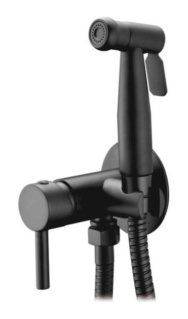 IBERGRIF Shattaf empotrado para ducha higiénica negro M22004B - G154B-1