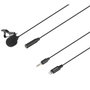 Boya BY-M2 Micrófono de solapa omnidireccional con conector Lightning