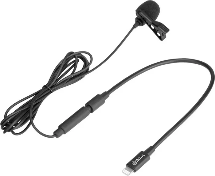 Boya BY-M2 Micrófono Lavalier Omnidireccional con conector Lightning