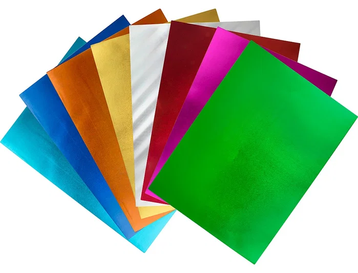 Liderpapel Goma eva 50x70 cm espesor 2 mm metalizada rojo