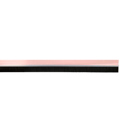 WOLFPACK LINEA PROFESIONAL Burlete de PVC Transparente con Cepillo de 1 Metro