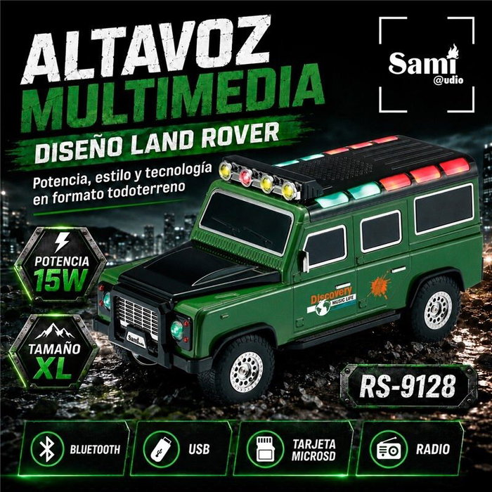 SAMI Altavoz Sami Vintage L.Rover verde 15W