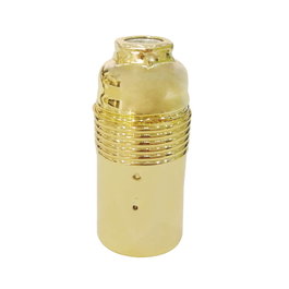 GSC Evolution Portalámparas metálico liso E14 Dorado