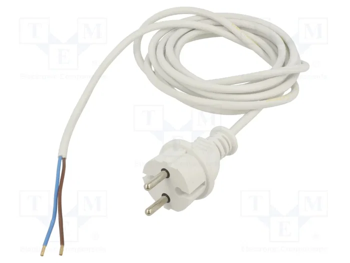 JONEX Cable de alimentación H03VV-F 2x1mm2 3m JONEX Cable de alimentación H03VV-F 2x1mm2 3m