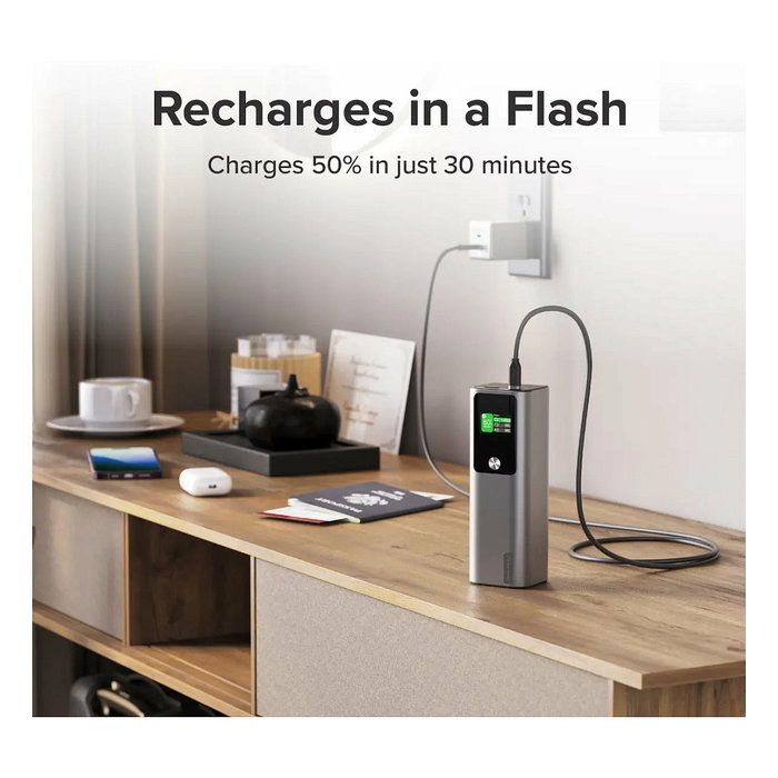 ALOGIC Ark Powerbank A27KPB140W, 27,000 mAh, 140W USB-C, Carga Rápida PD, Plata, para Portátil, Tablet, Teléfono ALOGIC Ark Powerbank A27KPB140W, 27,000 mAh, 140W USB-C, Carga Rápida PD, Plata, para Portátil, Tablet, Teléfono