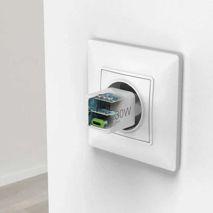 Hama Cargador Rápido USB-C 30W GaN, con Power Delivery y Quick Charge 2.0/3.0, Compacto y Universal para Smartphone y Tablet, Blanco, 00201982 Hama Cargador Rápido USB-C 30W GaN, con Power Delivery y Quick Charge 2.0/3.0, Compacto y Universal para Smartphone y Tablet, Blanco, 00201982