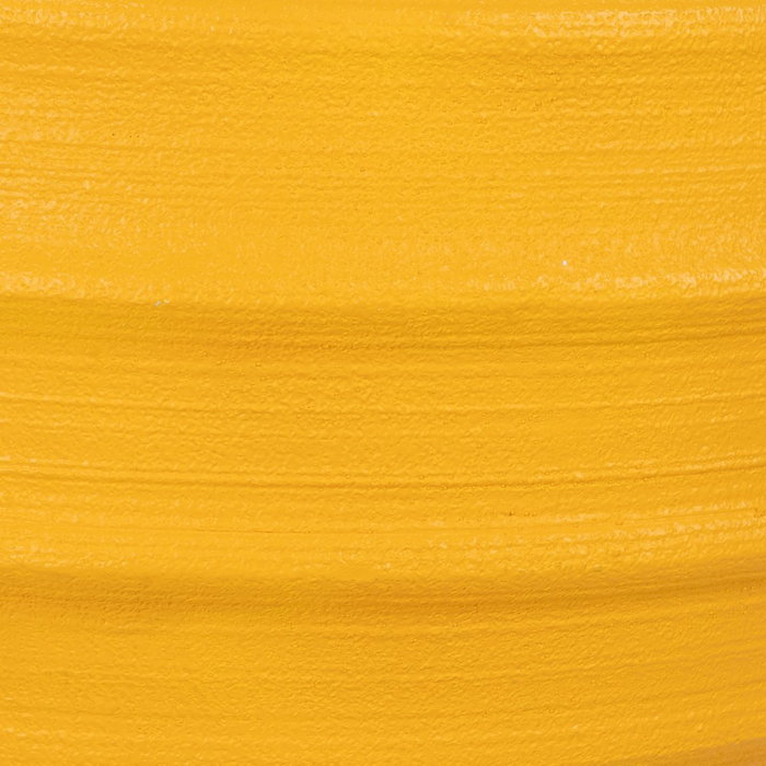 Vasija Amarillo Resina Decoración 56 X 56 X 60 cm