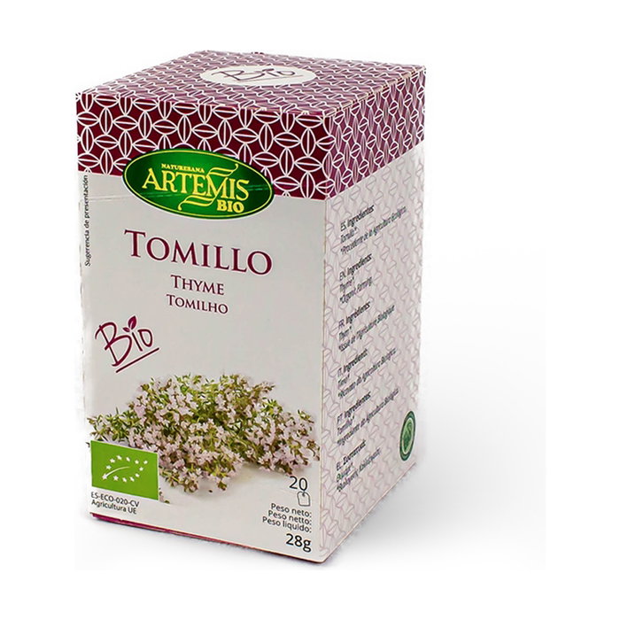 ARTEMIS BIO Infusión de Tomillo 20 filtros BIO ARTEMIS BIO Infusión de Tomillo 20 filtros BIO