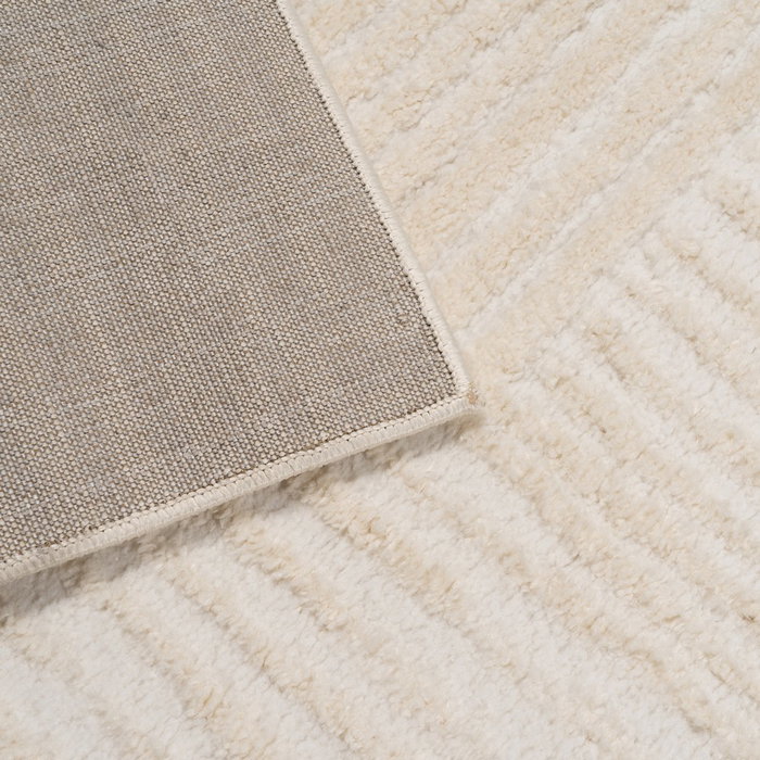 Alfombra Beige 60%Poliéster- 40% Jute 160 X 230 cm