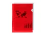 Liderpapel Carpeta Dossier Uñero 44000 Polipropileno DIN A4 Rojo hasta 20 hojas