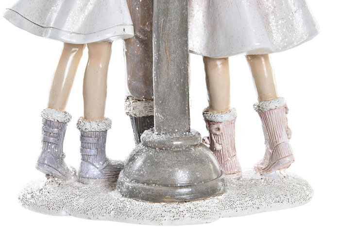 DKD Home Decor Figura Navidad Fantasia Beige Marron Resina 8.5 x 28.5 x 14 cm