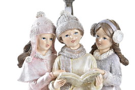 DKD Home Decor Figura Navidad Fantasia Beige Marron Resina 8.5 x 28.5 x 14 cm