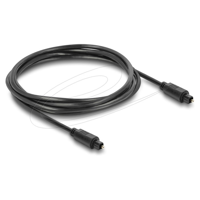 DeLOCK Cable TOSLINK Macho a Macho 1,5 m Negro