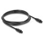 DeLOCK Cable TOSLINK Macho a Macho 1,5 m Negro