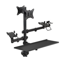 Tooq TQPM0003 Soporte de Mesa para 2 Pantallas 17''-32'' y Periféricos