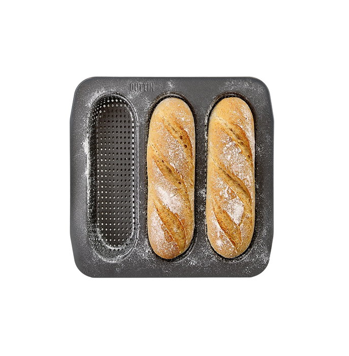 Quttin Molde 3 Baguettes Perforado 28 x 28 cm (6 Unidades)