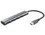 Trust Halyx Hub USB-C con 4 puertos USB-A Gris