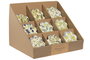 DKD Home Decor Posavasos Olivo de Dolomita y Corcho, 12 Unidades