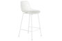 DKD Home Decor Taburete PP Metal Blanco Pack de 4