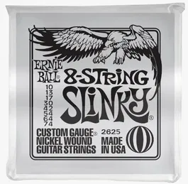 Ernieball Juego Eléctrica Slinky Custom Gauge 8St. 10-74