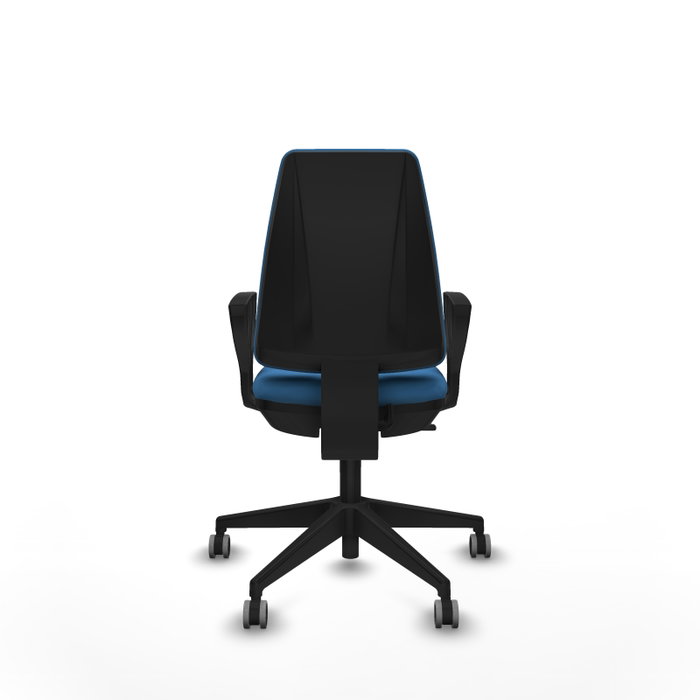 PIQUERAS Y CRESPO Silla de oficina Elche Azul claro con Similpiel