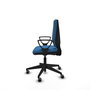 PIQUERAS Y CRESPO Silla de oficina Elche Azul claro con Similpiel
