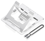 Aisens Soporte de Sobremesa Ajustable con Docking USB-C 7 en 1, Gris