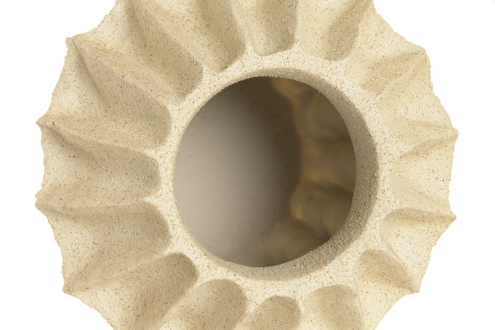 DKD Home Decor Jarrón de Resina Rugoso Crudo Waterproof