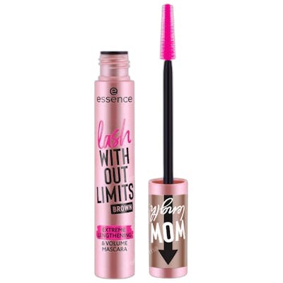 Essence LASH WITH OUT LIMITS extreme lengthening & volume 02-brown Essence LASH WITH OUT LIMITS extreme lengthening & volume 02-brown