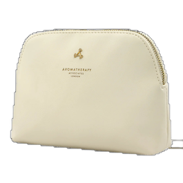 Bolsa de maquillaje textil, Blanco