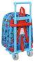 Safta 232+carro 805 Mochila con carro Pjmasks 22x27x10cm para niños 3+ años